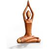 VETOLAKA Scultura da donna per yoga, statuetta in poliresina, 18 cm, per yoga, per ragazze, in poliresina, per soggiorno, camera da letto, ufficio, festa della mamma, decorazione da tavolo