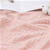 Generic The Blanket - Coperta in 100% mussola di cotone, per adulti, per divani, letto, aereo, viaggi in aereo, biancheria da letto estiva come morbida coperta, copridivano (rosa, 130 x 180 cm)
