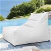 SXBCyan Fodera per Pouf Impermeabile, Copripoltrona Senza Imbottitura, Galleggiante for Piscina, in Oxford Esterni, Divano Letto(80cm-White)