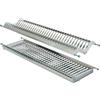 TECNOINOX Scolapiatti da Incasso in Acciaio Inox Lunghezza 71-75 cm