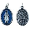 Eurofusioni Medaglietta Madonna Miracolosa placcata Argento - 10 Pezzi