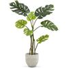 Maia Shop | Monstera Artificiale | Piante finte | Misure: 120 x 80 cm | Piante Finte da Interno | Piante Artificiali | Piante Finte Decorative | Decorazioni casa
