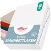Darymex Lenzuolo con Angoli - 80 x 160 cm - Lenzuolo Elasticizzato in Jersey per Letto Singolo Bambini - Cotone - per Materassi fino a 20 cm - Bianco