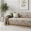 IL BOTTEGONE Telo Arredo Copridivano Matrimoniale 250x260 Granfoulard in 100% Cotone Copritutto Multiuso Divano Letto Tavolo (Dis. 05)