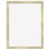 Dutch Frame Factory - Cornice 36x48 cm - Argento-Oro Martellato - Cornice per foto in MDF con vetro plastico Antiriflesso - Cornice portafoto 36x48 cm - Benno