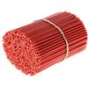 Danilovo Candele (Rosso) Profumate in Pura Cera d'Api - Candele Chiesa Ortodossa per Preghiere, Natale, Lunghe, N80, Altezza 18,5 centimetri, 200 pz