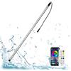 LONGRUNNEW LED Cascata Illuminazione, Luce Aquarium, Ip68 Impermeabile con Telecomando, 7 Colori Controllo App Lampada per Stagno per Acquario, Piscina, Cascata E Decorazione Del Giardino (88.5 Cm)