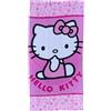 CARTOON Telo mare Hello Kitty asciugamano in microfibra di poliestere per bambini 245 gsm dimensione 70 x 140 cm spiaggia piscina