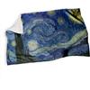 Generico Telo Mare Asciugamano in Spugna Replica Quadro Notte Stellata van Gogh Fullprint Personalizzato Idea Regalo Estate Mare Piscina Vacanze Opere D'arte Colorato Con Stampa Personalizzata 100x150cm
