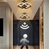 EIDEARAY Lampada da soffitto a LED con sensore di movimento, 22 W, luce bianca calda, 3000 K, 24 x 20 x 9 cm, adatta per corridoi, garage, bagni, cantine, tettoie per scale [classe energetica A++]