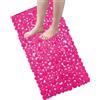 HOME ZEN HOUSEHOLD LINEN TAPPETO ART. ARIEL DOCCIA VASCA ANTISCIVOLO CON VENTOSE 100% PVC PLASTICA QUALITà COMFORT - ANTIMUFFA - SICUREZZA PER BAMBINI E ANZIANI (FUCSIA, 76,50X38,50 CM)