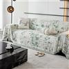 VanderHOME Copridivano 3 Posti in Ciniglia, Multifunzionale per Divano, Copriletto, Telo Decorativo 180 * 230cm - Verde