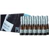 Brilla Prosecco Doc Extra Dry - Spumante Fresco e Fruttato - Idea Regalo Bomboniera - 11% Vol - Scatola da 24 Bottiglie Mignon 200 ml (4800 ml)