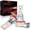 AUXIRACER H11 LED, 30000LM 6500K Bianco Freddo 100W, Lampadine H11/H9/H8 LED 600% Luminosità, Plug and Play, Dimensioni Mini 1:1, 12V Per Fari Auto e Moto, Pacco da 2