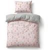 BABYSAFE Set Copripiumino Lettino 90x120 e Federa Cuscino 40x60 Coordinata, 100% Cotone Certificato Oeko-Tex - Copripiumino 90x120 Neonato per Culla, Lettino o Carrozzina Made in Europe