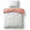 BABYSAFE Set Copripiumino Lettino 90x120 e Federa Cuscino 40x60 Coordinata, 100% Cotone Certificato Oeko-Tex - Copripiumino 90x120 Neonato per Culla, Lettino o Carrozzina Made in Europe