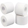 GTAGKOMMEN 4 Rotoli Tape sportivo, Nastro fasciature, Nastro Sportivo, Sport Tape, Tape dita crossfit, Nastro bendaggi sportivi ogni volume 2,5cmx10m, Non elastico Bianco cotone (Bianco cotone)
