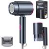 AIUNAOM Phon Pieghevole da Viaggio 2000W - Asciugacapelli Ionico con Diffusore, Leggero e Silenzioso per Viaggio e Casa, 3 Temperature Aria Calda/Fredda per Uso Domestico e Professionale