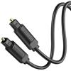 VENTION Cavo Ottico Audio Digitale Cavo Toslink Audio Ottico 1,5m S/PDIF Per TV, Viedo e Home Cinema CD PS4 Xbox Soundbar (PVC)
