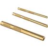 EasyByMall Set di punzoni in ottone, 3 pezzi, scalpello per riparazioni auto, lavorazione del legno, produzione (3/8, 1/2, 3/4 pollici)