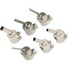 EasyByMall Ugello di saldatura curvo a 45 gradi per stazione di rilavorazione ad aria calda serie 850 - Set di punte per saldatura in acciaio inossidabile da 4 mm-10 mm