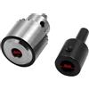 HavenlyCove Mandrino per trapano motore JT0 con gamma di serraggio da 0 34 mm, per alberi elettrici da 48 mm, compatibile con vari trapani elettrici, fresatura, tornio e macchine per legno (8 mm)