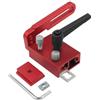 EaseSunny Mitre Track Stop Heavy Duty in lega di alluminio per banco router standard T-Slot Router Tabella accurata accessorio guida di taglio (rosso)
