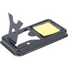 BildeeMait Supporto per saldatore in metallo con spugna per la pulizia per strumenti di saldatura, base stabile per officina fai da te, nero, 12 x 6,5 cm