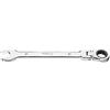 NEO TOOLS Chiave a cricchetto snodata, misura 8-32 mm, in acciaio CrV, chiave a forchetta (misura 21 mm)