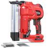 MtiolHig Chiodatrice senza fili da 5,1 cm per batteria Milwaukee (senza batteria), pistola elettrica 2 in 1, pistola per unghie da 18 gauge alimentata a batteria con 1000 chiodi per carpenteria in legno