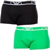 Emporio Armani Set 2 Pezzi Boxer 111210-6P715 Nero/Verde 2XL