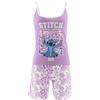 Disney Lilo And Stitch Donna Pigiama Corto (Viola,L)