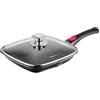 KING HOFF Bistecchiera antiaderente 24 cm con rivestimento in marmo e manico rimovibile KINGHOFF KH-1510