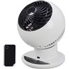 VOIRDA 3D Turbo Ventilatore Da Tavolo Silenzioso E Potente Ventilatore Circolatore D'aria Con Telecomando Ventilatore Silenzioso Oscillazione Ciclica 90°/80°per Uffici, Camere Da Letto Per Stanze Fino A 29㎡