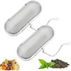 Suuwwn Infusore per Tisane,2 Pcs Infusore Tè,Filtro Te,Filtro The Infusione,Infusore Te,Filtro per Tisane,Filtro Tisana Infusione,Per the Tazza Teiera Cucina