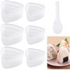Lithyc Set di 6 Stampi per Palline di Riso per Sushi - Stampo Onigiri - Sushi Mold - Stampo per Sushi - Fai da Te Stampo per Bento per Palline di Riso per Ristorante, Campeggio, Famiglia, FTMJ-07