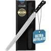 Cutluxe Coltello Prosciutto Crudo 36cm - Affettare Carne, Acciaio Tedesco
