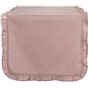 BLANC MARICLO' Runner da tavolo con galetta INFINITY cotone rosa 45x140 cm