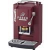 FABER COFFEE MACHINES | Deluxe 3.0 | Macchina Caffè ESE 44mm con Elettrovalvola, Portacialda Estraibile, Tanica Vetro 1L e Pressacialde in ottone regolabile (Cherry Red, CROMO)
