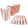 BangShou - 60Pezzi Scatole Popcorn Sacchetti di Popcorn Contenitori per Caramelle, Popcorn, Biscotti e Dolce (Oro Rosa)