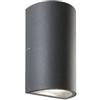 Sovil Applique doppio led 'trump' 12 w 700 lum.cm 9 x 5,5 x 16 grigio