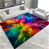 Generic Colori Dell'Arcobaleno Tappeto Esplosione di vernice graffiti Tappeti Pelo Corto Area Tappeti 60 x 90 cm Tappetino da Ingresso, Portico, Indoor per Esterno Tappeto, Antiscivolo Tappetino da Terra