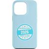 United Labels Custodia per iPhone 13 Pro L'inizio della scuola -2026 First Class, blu Logo