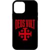 Cavaliere di Cristo Regali & Co. Custodia per iPhone 12 mini DEUS VULT: simbolo della croce cattolica di Gerusalemme