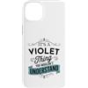 Funny Violet Designs Custodia per iPhone 14 Plus È una cosa viola che non capiresti viola divertente