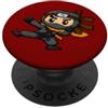 Miftees Ninja Tees Chibi Ninja a 8 bit PopSockets PopGrip Adesivo