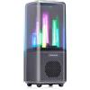Dunlop Altoparlante Bluetooth con Luce - 9 LED - 1200mAh - 218x95x93mm - Nero
