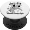 Lakelandwholesale1 Shirt Company Corda e fibbia con fibbia, stile coniglietto, rodeo occidentale Cowgirl PopSockets PopGrip Adesivo