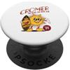 MerchByCraig Cromer North Norfolk, cartone animato retrò Soul Surfer '84 PopSockets PopGrip Adesivo
