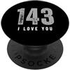 My secret texting language 143 - Ti amo - Ti amo PopSockets PopGrip Adesivo